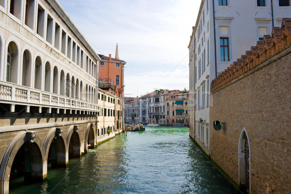 Venetiaanse kanaal Venetië Italië hemel Stockfoto © sailorr