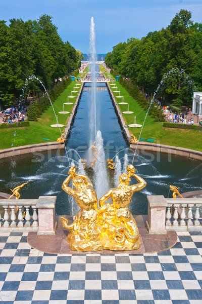 Peterhof Stock photo © sailorr