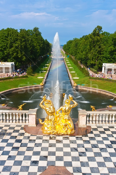 Peterhof Stock photo © sailorr