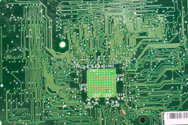 Elektronische circuit board foto geïntegreerd computer Stockfoto © sailorr