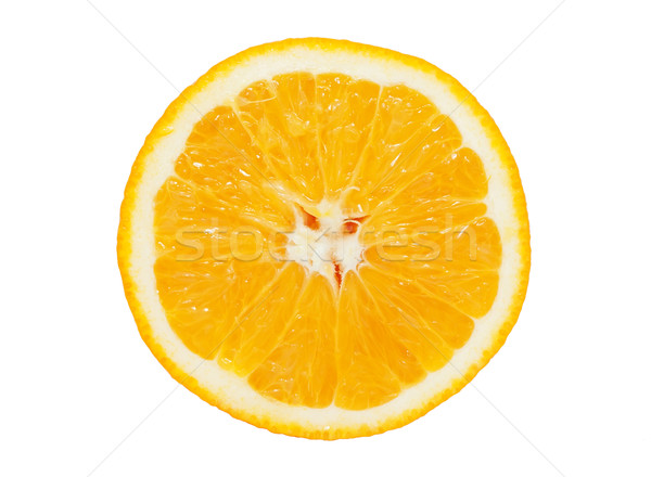 Oranje zoete vers oranje vruchten geïsoleerd witte Stockfoto © sailorr