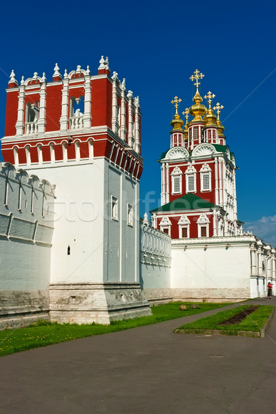 Chiesa noto monastero Mosca Russia cielo Foto d'archivio © sailorr