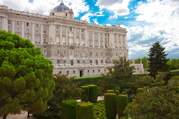 Stock photo: Royal Palace in Madrid