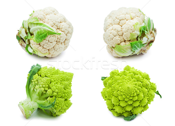 Cauliflower and broccoli Stock photo © sailorr