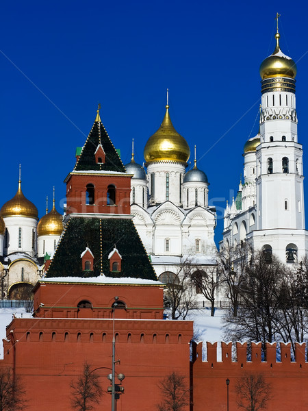 Moscow Kremlin and Churches Stock photo © sailorr