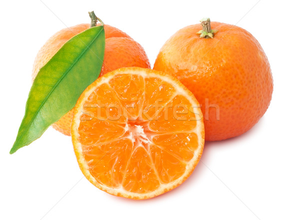 Сток-фото: сочный · изолированный · белый · продовольствие · оранжевый · свежие