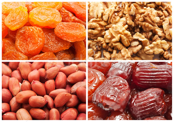 Dried fruits and nuts Stock photo © sailorr