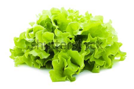 [[stock_photo]]: Laitue · fraîches · vert · salade · isolé · blanche