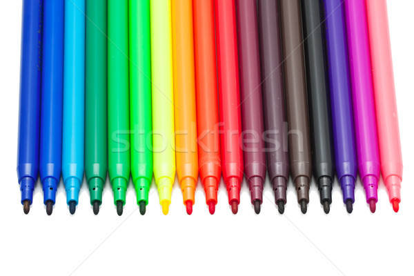 Couleur groupe pointe lumineuses école fond [[stock_photo]] © sailorr