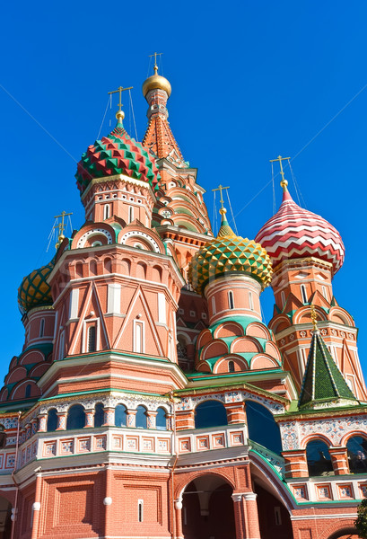 Foto stock: Albahaca · catedral · Moscú · La · Plaza · Roja · Kremlin