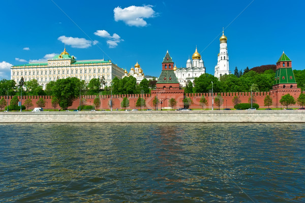 Mosca Cremlino bella view fiume Russia Foto d'archivio © sailorr