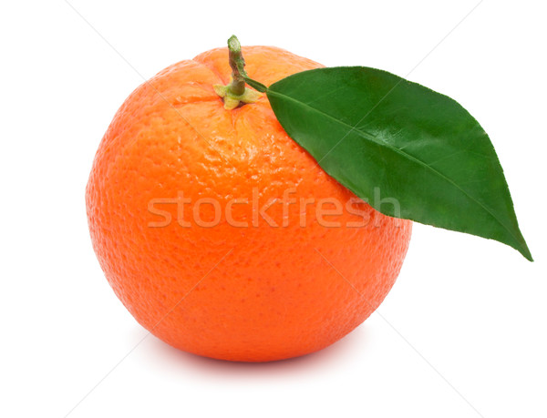 Mandarino succosa mandarino isolato bianco alimentare Foto d'archivio © sailorr