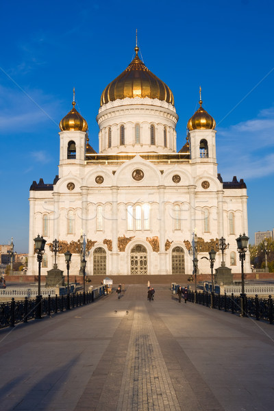 Christ cathédrale Moscou Russie croix église [[stock_photo]] © sailorr