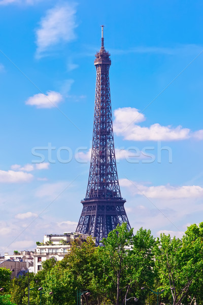 Tour Eiffel Paris belle vue célèbre France Photo stock © sailorr