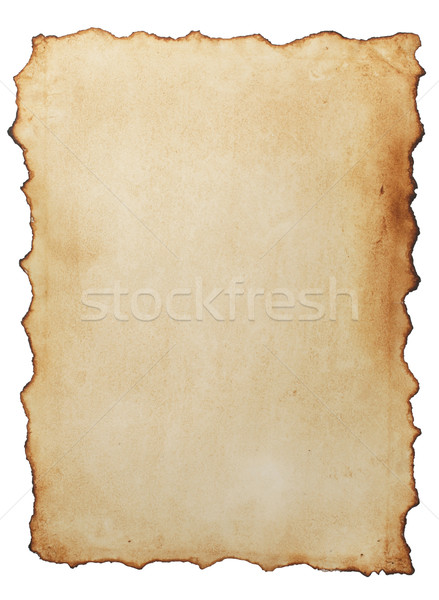 Papier Altpapier isoliert weiß Textur Stock foto © sailorr
