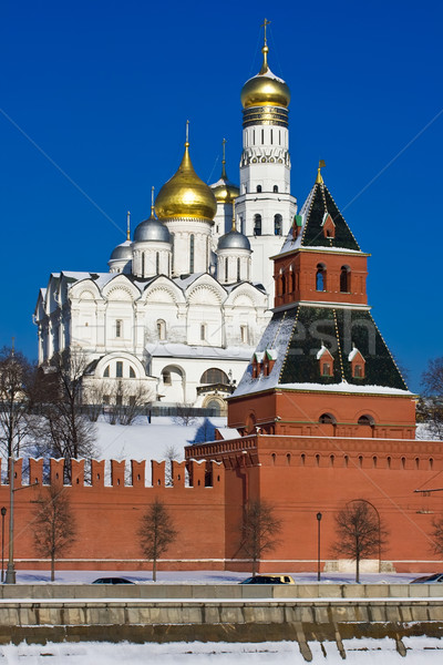 Moscow Kremlin and Churches Stock photo © sailorr