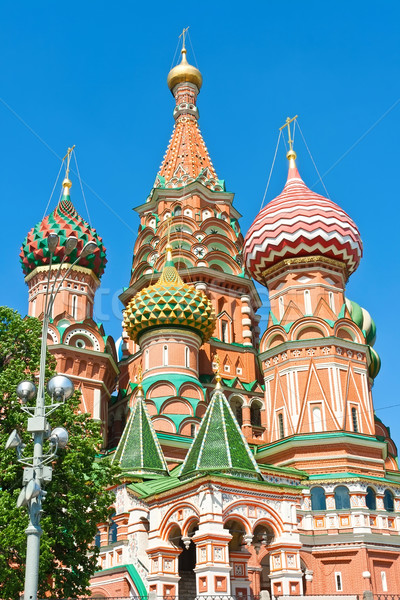 Manjericão catedral Moscou Praça Vermelha Kremlin Foto stock © sailorr