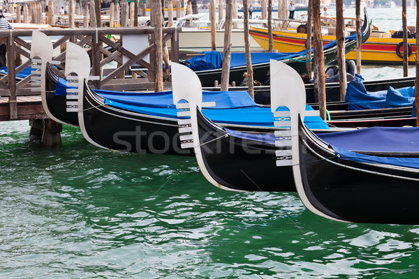 Gondolas in Venice Stock photo © sailorr