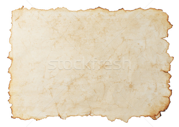 Papier Altpapier isoliert weiß Textur Stock foto © sailorr