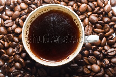 чашку кофе кофе кофе текстуры фон пить Сток-фото © sailorr