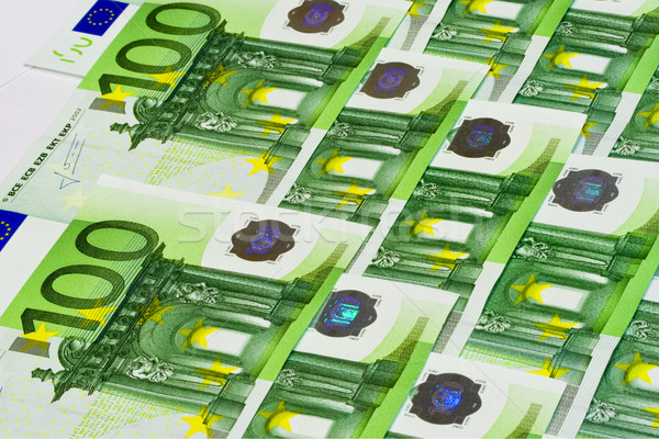 Euro Geld Währung Finanzierung Stock foto © sailorr