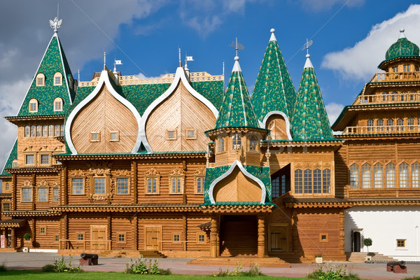 Wooden palace Stock photo © sailorr