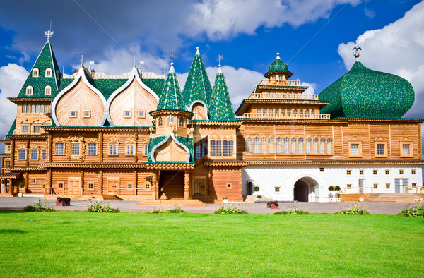 Wooden palace Stock photo © sailorr