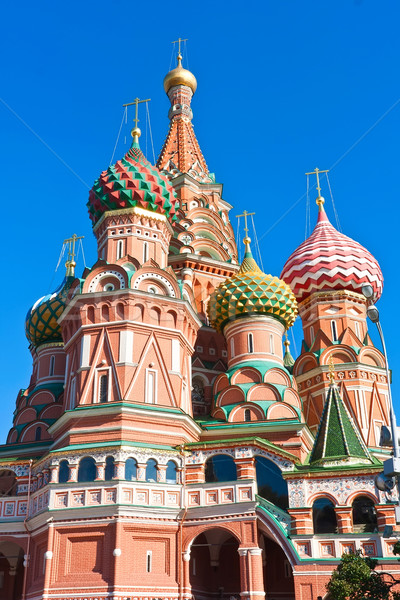 Foto stock: Albahaca · catedral · Moscú · La · Plaza · Roja · Kremlin