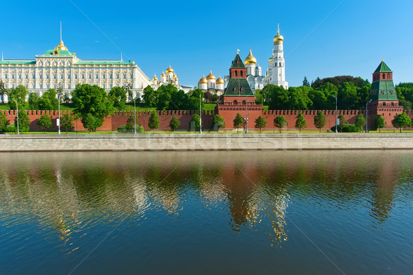 Moscú Kremlin hermosa vista río Rusia Foto stock © sailorr