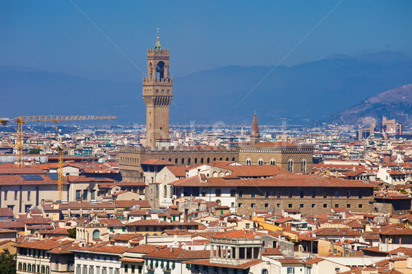 Palazzo Vecchio in Florence Stock photo © sailorr