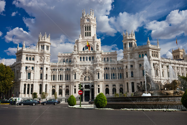 Palace in Madrid Stock photo © sailorr