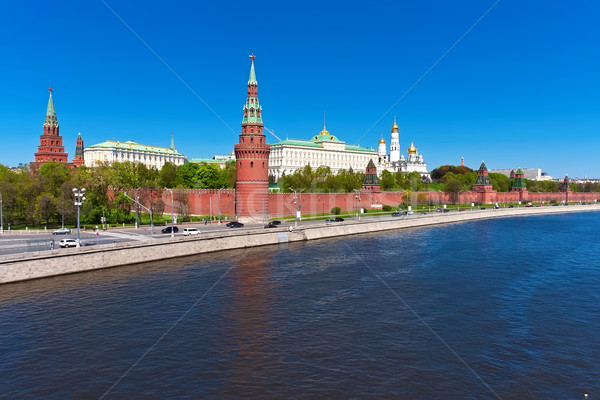 Moscou Kremlin belo ver rio Rússia Foto stock © sailorr