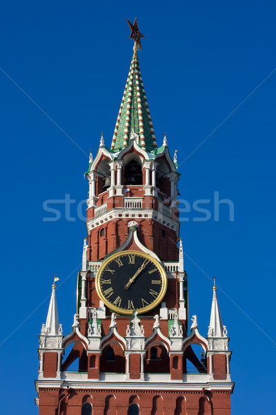 Torony híres rubin csillag Moszkva Oroszország Stock fotó © sailorr