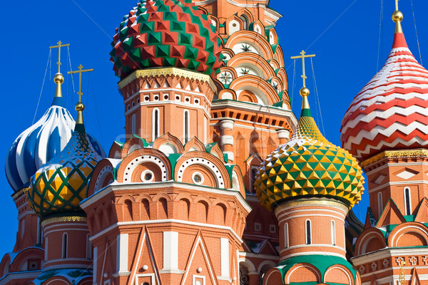 Kathedrale Details Red Square Moskau Russland Stock foto © sailorr