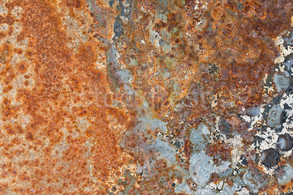 Rost Textur Grunge Eisen alten Stahl Stock foto © sailorr