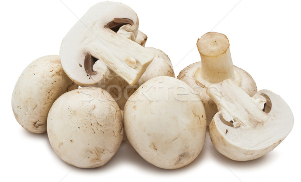 Champignon gombák friss izolált fehér étel Stock fotó © sailorr