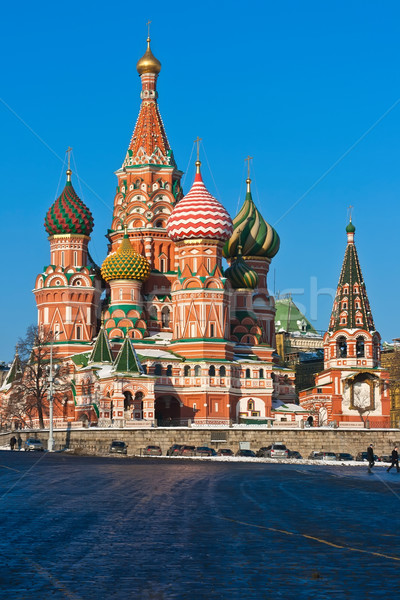 ストックフォト: バジル · 大聖堂 · モスクワ · 赤の広場 · クレムリン