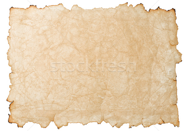 Papier oud papier geïsoleerd witte textuur Stockfoto © sailorr