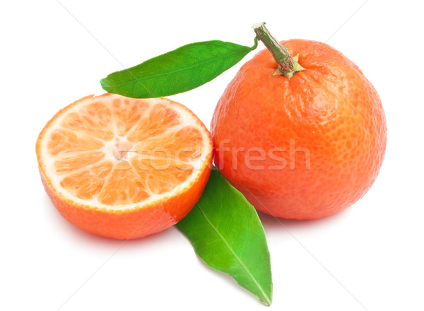 Foto stock: Suculento · isolado · branco · comida · laranja · fresco