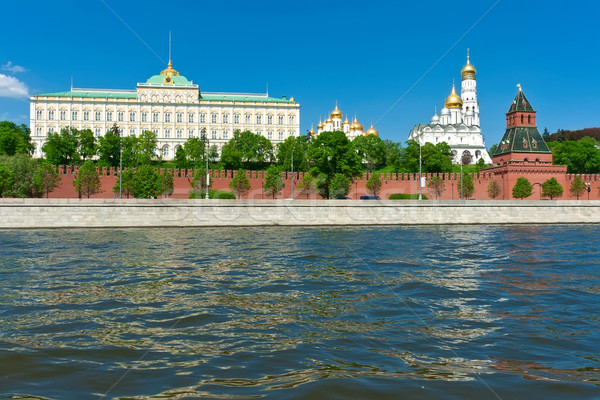 莫斯科 克里姆林宮 美麗 視圖 河 俄國 商業照片 © sailorr
