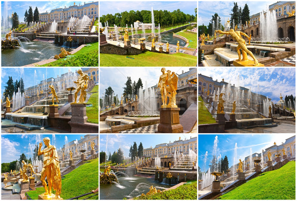 Peterhof in Saint Petersburg Stock photo © sailorr