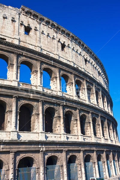 Kolosseum Rom schönen Ansicht berühmt alten Stock foto © sailorr