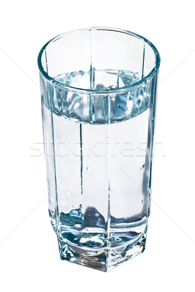 Sticlă apă proaspăt albastru bea dietă Imagine de stoc © sailorr