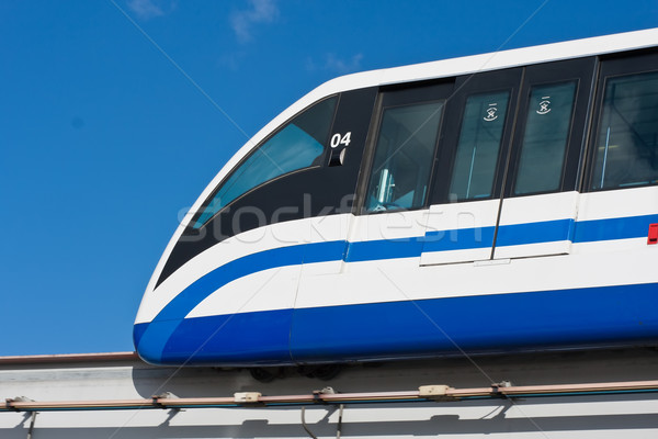 Monorail tren moderna rápido ferrocarril Moscú Foto stock © sailorr