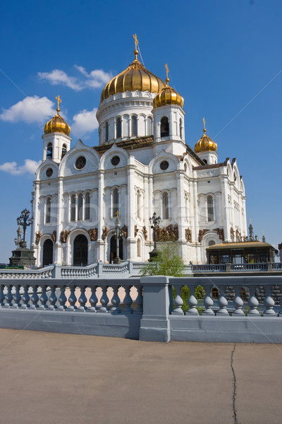Сток-фото: Христа · собора · Москва · Россия · небе · Иисус