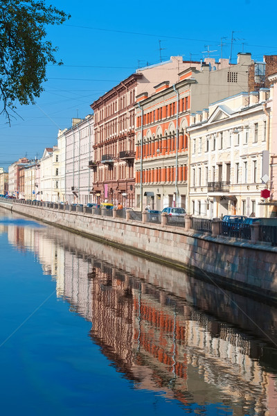 Foto stock: Hermosa · vista · canal · agua · paisaje