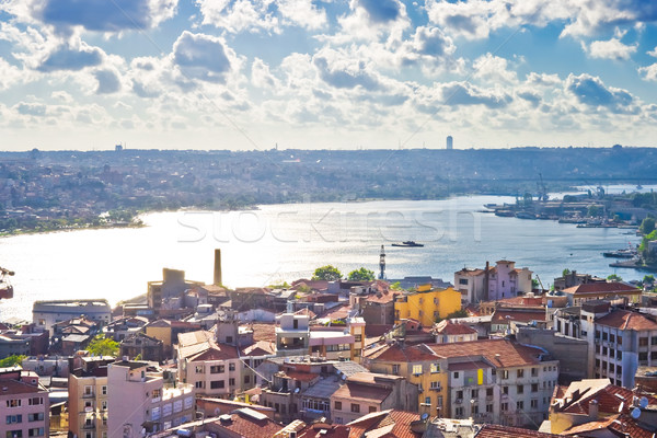 Or corne vue tour Istanbul Turquie [[stock_photo]] © sailorr