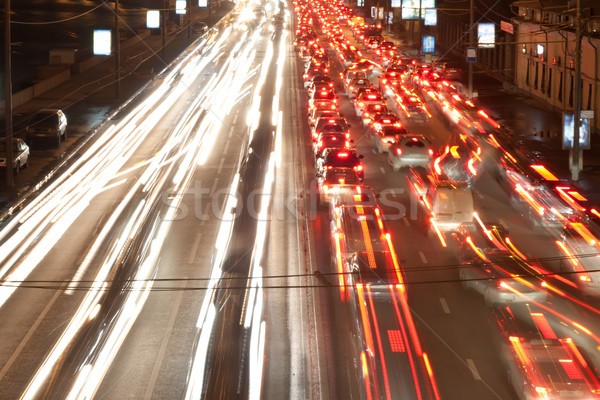 Night road Stock photo © sailorr