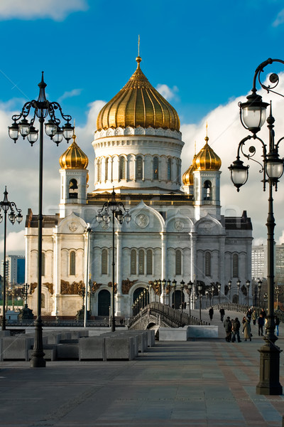 Cathedral of Christ the Saviour in Moscow Stock photo © sailorr