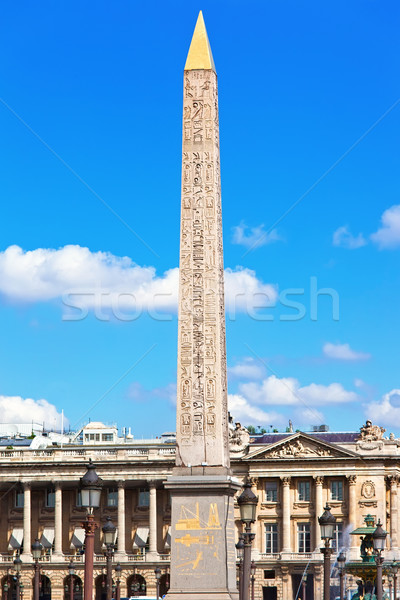 Obelisk in Paris Stock photo © sailorr